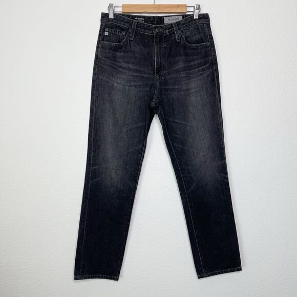 AG-ED Denim Adriano Goldschmied Straight Cropped Jeans Sz 28 Isabelle High-Rise - Picture 1 of 11
